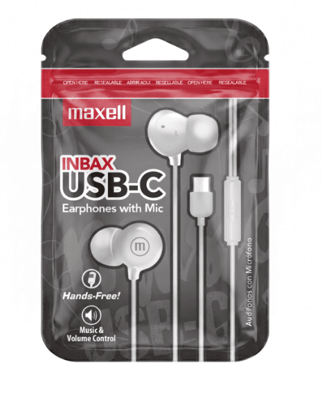 AUDIFONO INBAX USB-C BLANCO MAXELL — imagen 2