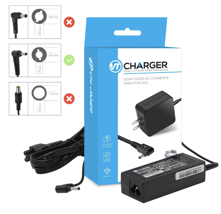 CARGADOR Lenovo 20V 3.25A 65W VT-CHARGER 4.0*1.7