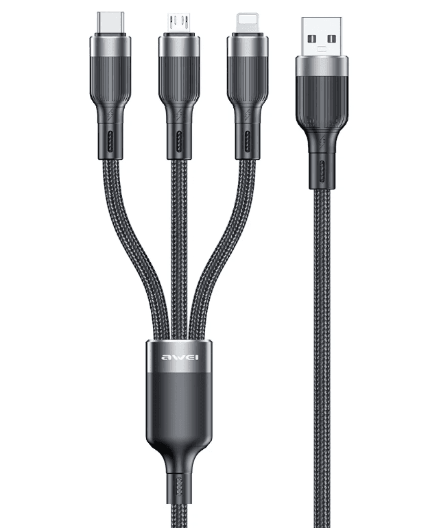 CABLE 3 EN 1 3A AWEI — imagen 4