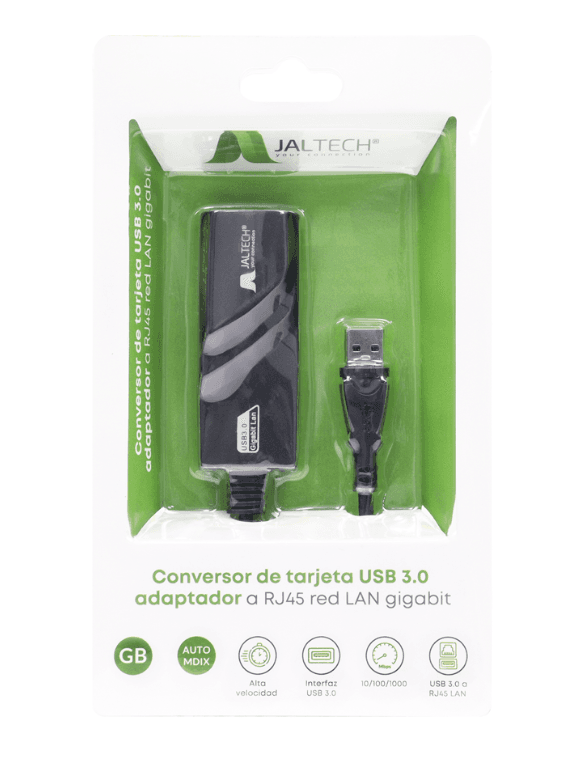 ADAPTADOR USB 3.0 A RJ45 LAN GIGABIT — imagen 2