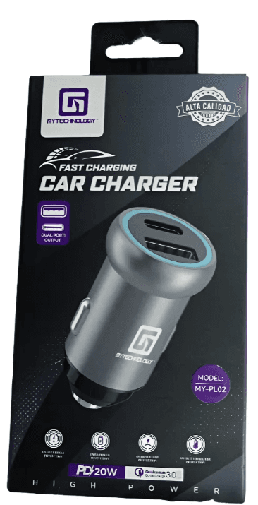 Cargador de Carro 20W