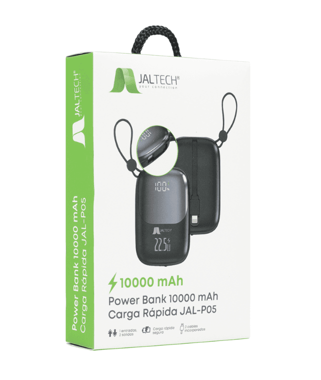 POWER BANK 10000 mAh CARGA RAPIDA JAL-P — imagen 5