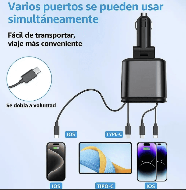 Cargador de Carro 120W — imagen 5