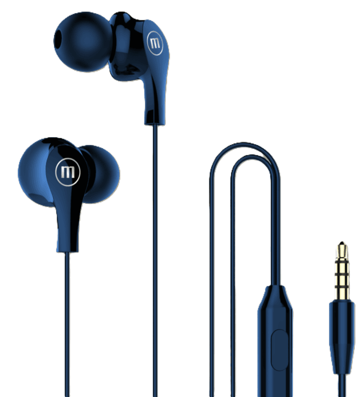 AUDIFONO MAX BUDS TRR3.5mm AZUL — imagen 3