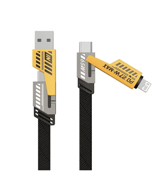 CABLE 4 EN 1 ARMOR 65W/27W AWEI — imagen 3