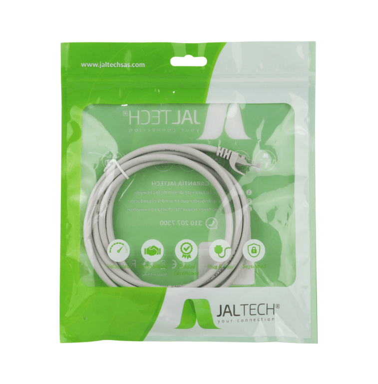 PATCH CORD JALTECH CAT6 1.8M CERTIFICADO — imagen 2