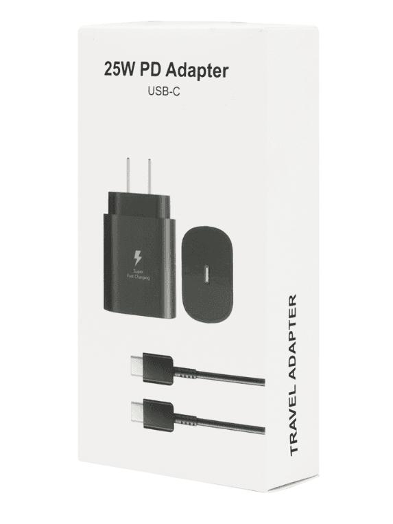 CARGADOR 25W USB C CABLE 45W 2 EN 1 CARGA RAPIDA — imagen 2