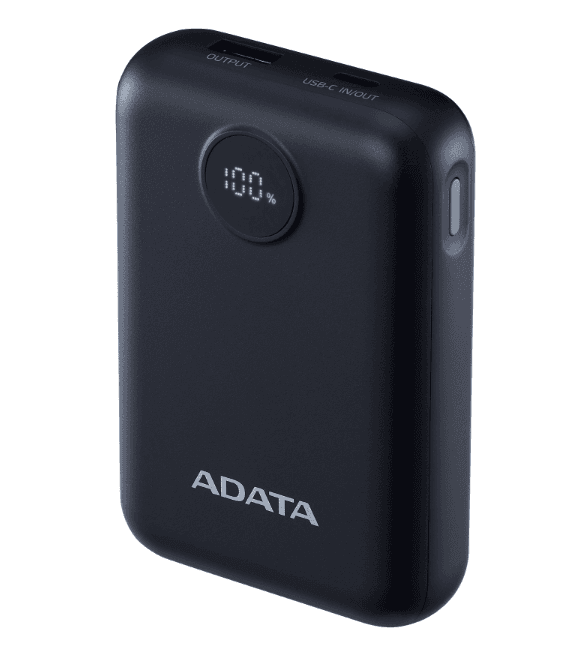 POWER BANK ADATA C100 DIGITAL 10.000MAH NEGRA — imagen 6