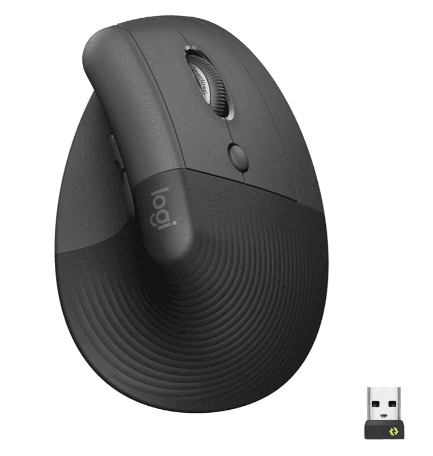 MOUSE LOGITECH LIFT VERTIVAL ERGONÓMICO INALÁMBRICO GRAFITO — imagen 9