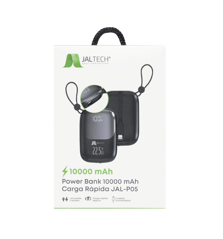 POWER BANK 10000 mAh CARGA RAPIDA JAL-P — imagen 6