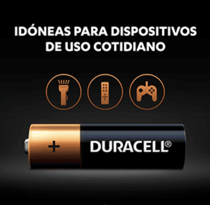 PILA DOBLE AA DURACELL — imagen 2