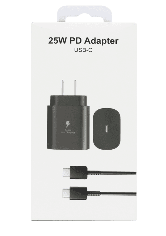 CARGADOR 25W USB C CABLE 45W 2 EN 1 CARGA RAPIDA