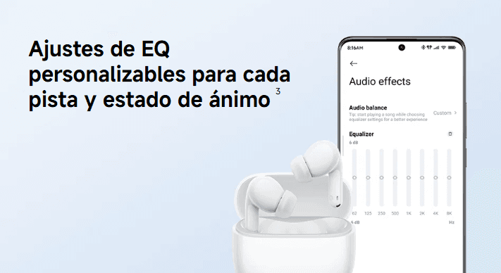 AUDIFONOS XIAOMI REDMI BUDS 8 LITE NEGRO INALAMBRICOS BLUETOOTH — imagen 6