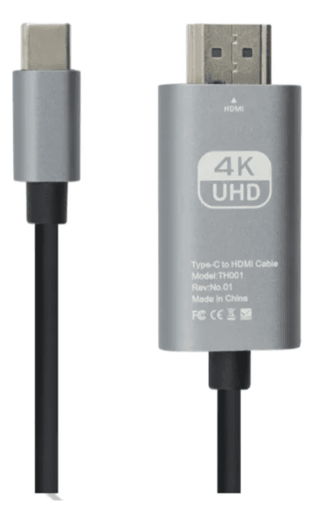 CABLE TIPO C A HDMI 4K