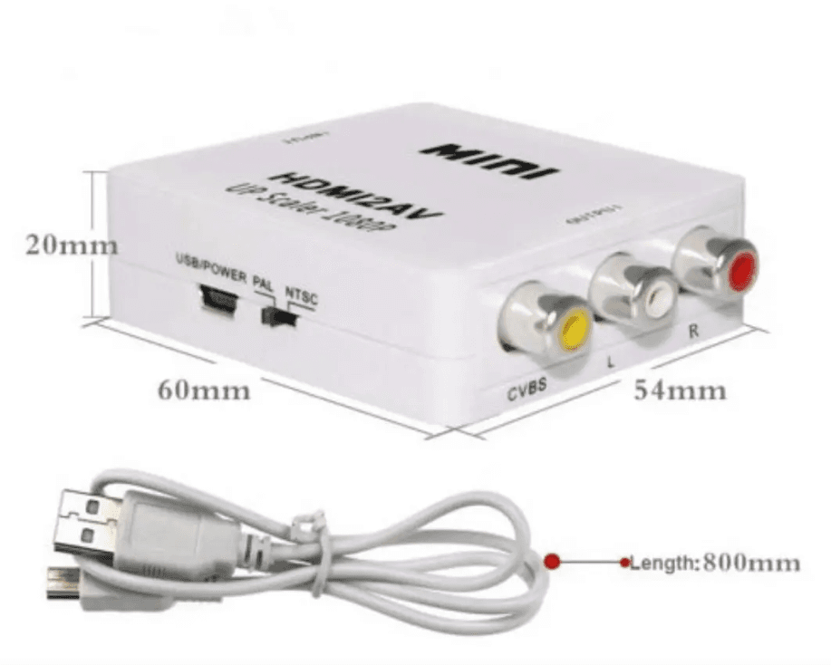 HD VIDEO CONVERTIDOR RCA A HDMI 1080P MC1044 — imagen 2