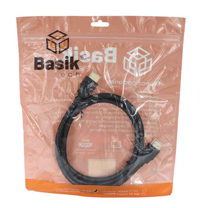 CABLE HDMI 1.5M BASIK - HDMI 1.5M — imagen 2