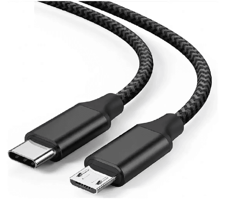 CABLE TIPO C A TIPO C TRENZADO 1 M 3A