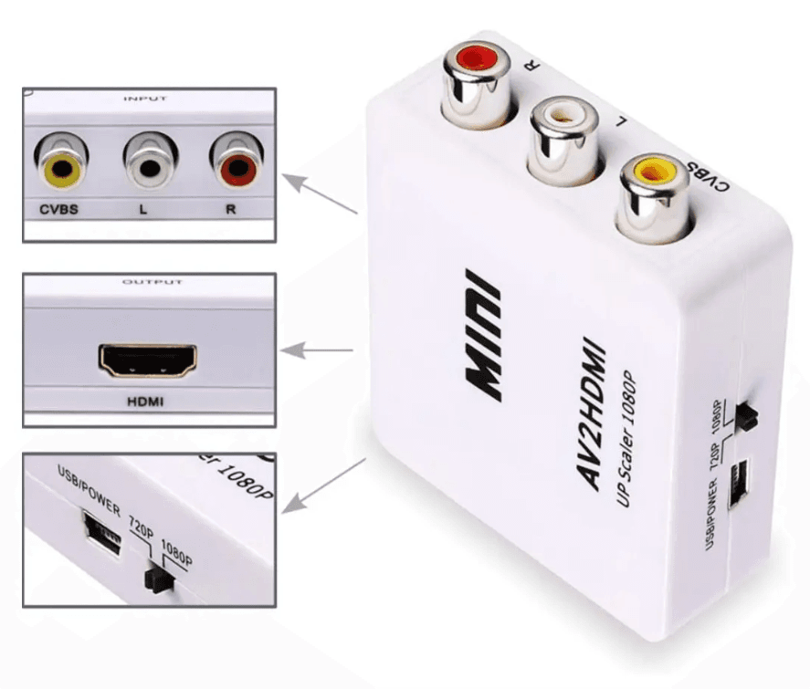 HD VIDEO CONVERTIDOR RCA A HDMI 1080P MC1044 — imagen 6