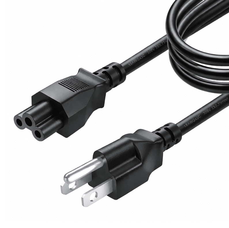 CABLE DE PODER TREBOL PLANO 100% COBRE