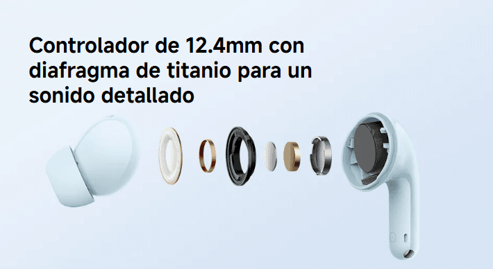 AUDIFONOS XIAOMI REDMI BUDS 8 LITE NEGRO INALAMBRICOS BLUETOOTH — imagen 4