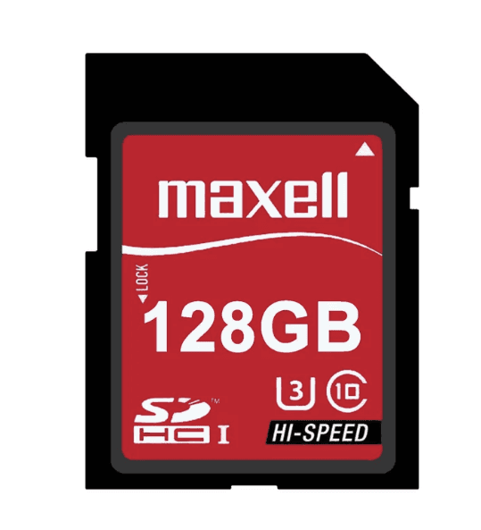 TARJETA SD 128GB MAXELL 100MB/S 8K